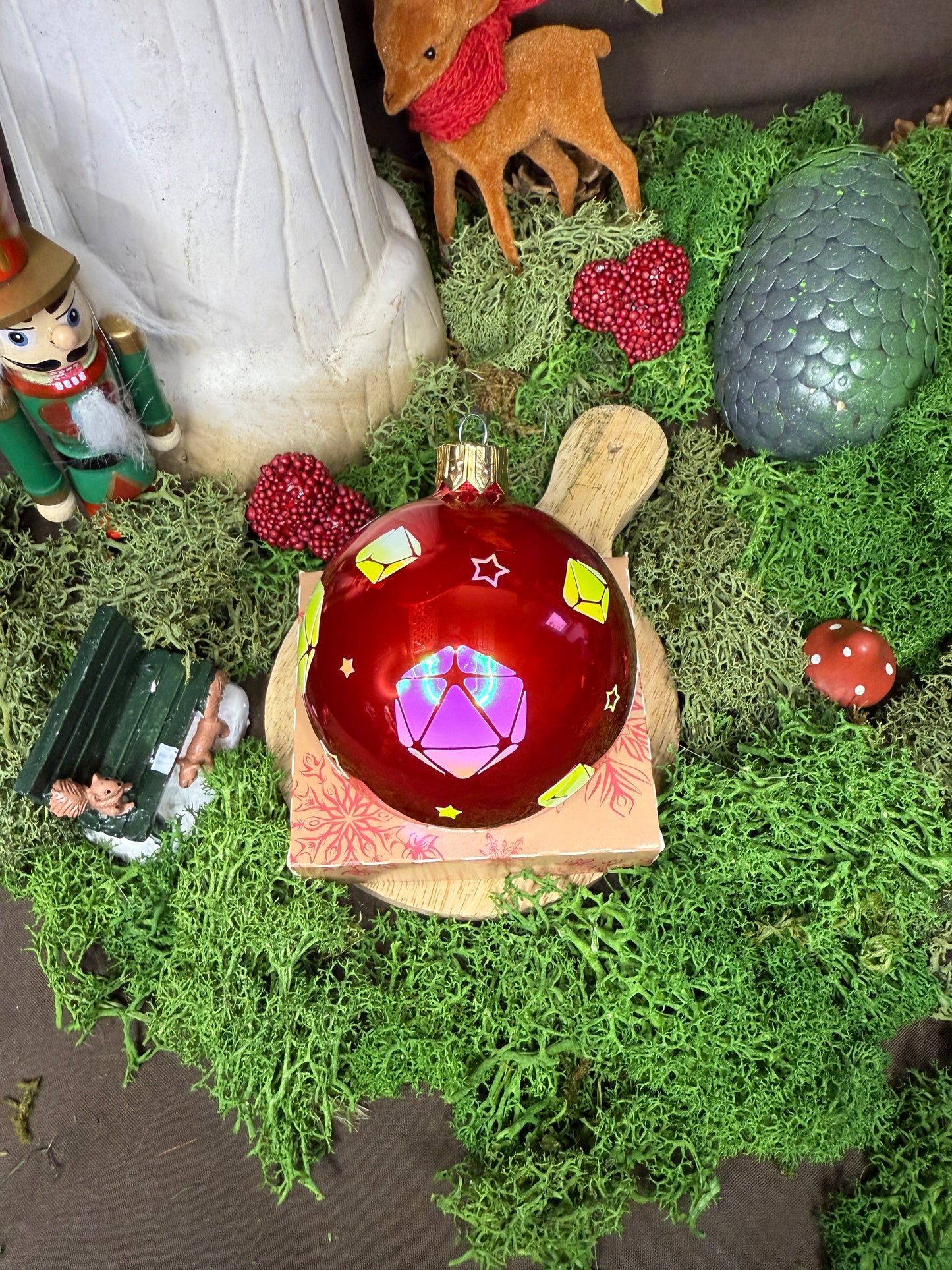 Boule de Noël « dés de JDR »