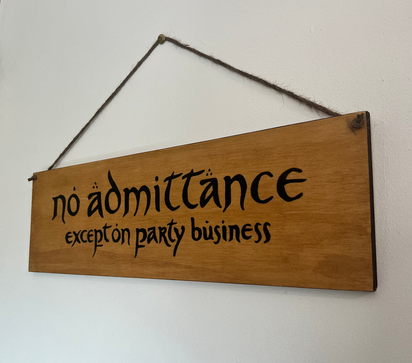 Planche No admittance - Cul-de-sac