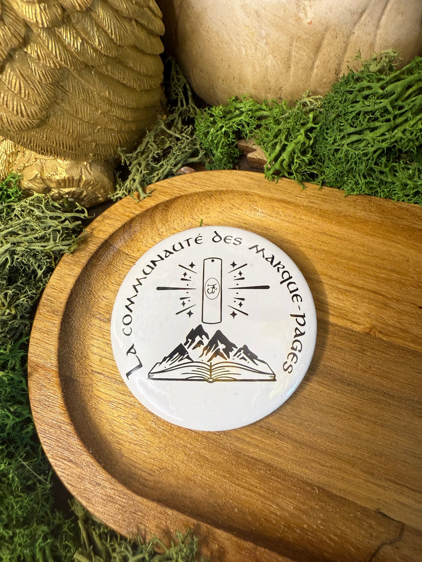 Badge « La communauté des marques pages » - Fausthea