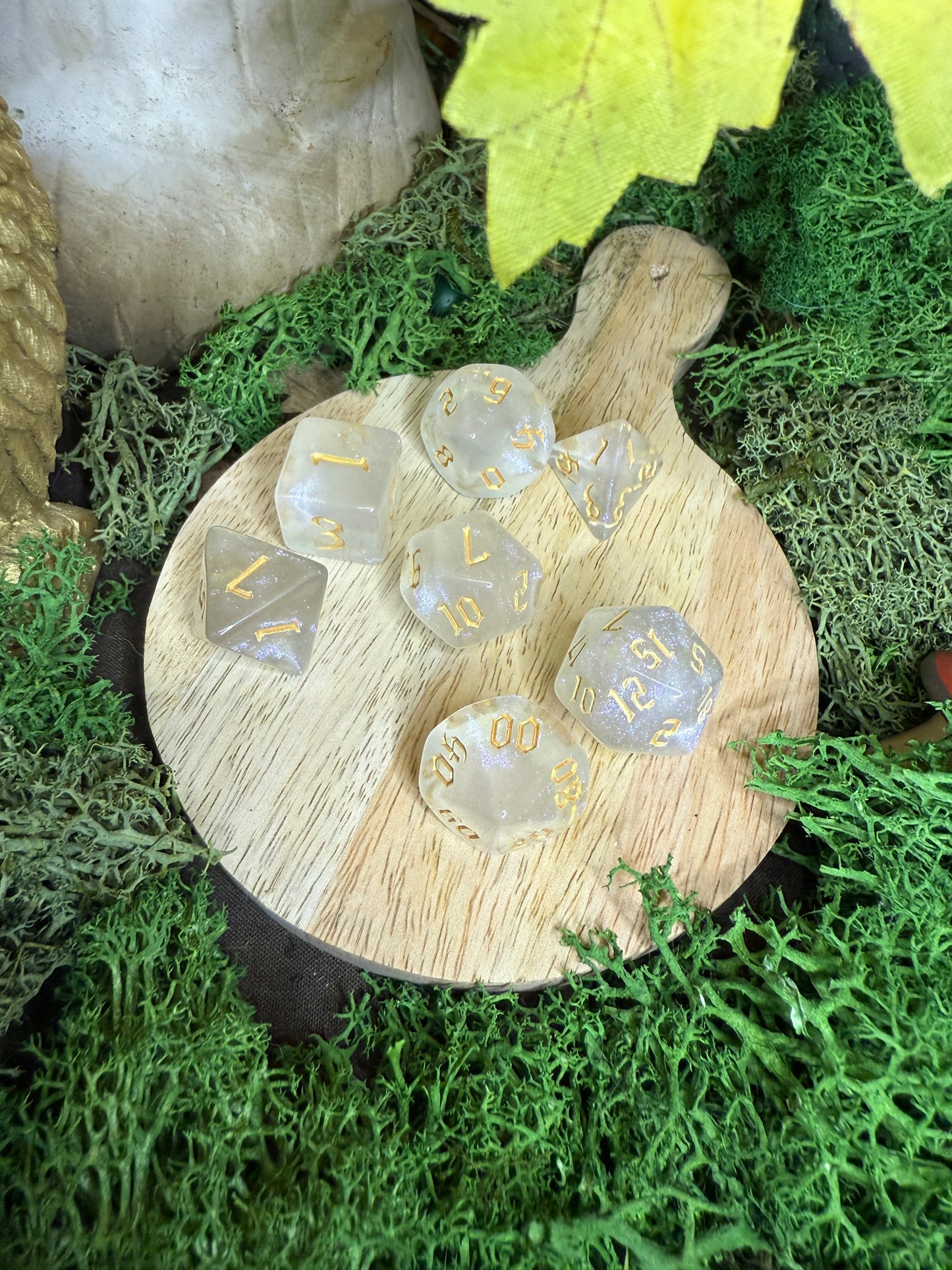 Set de dés brillants