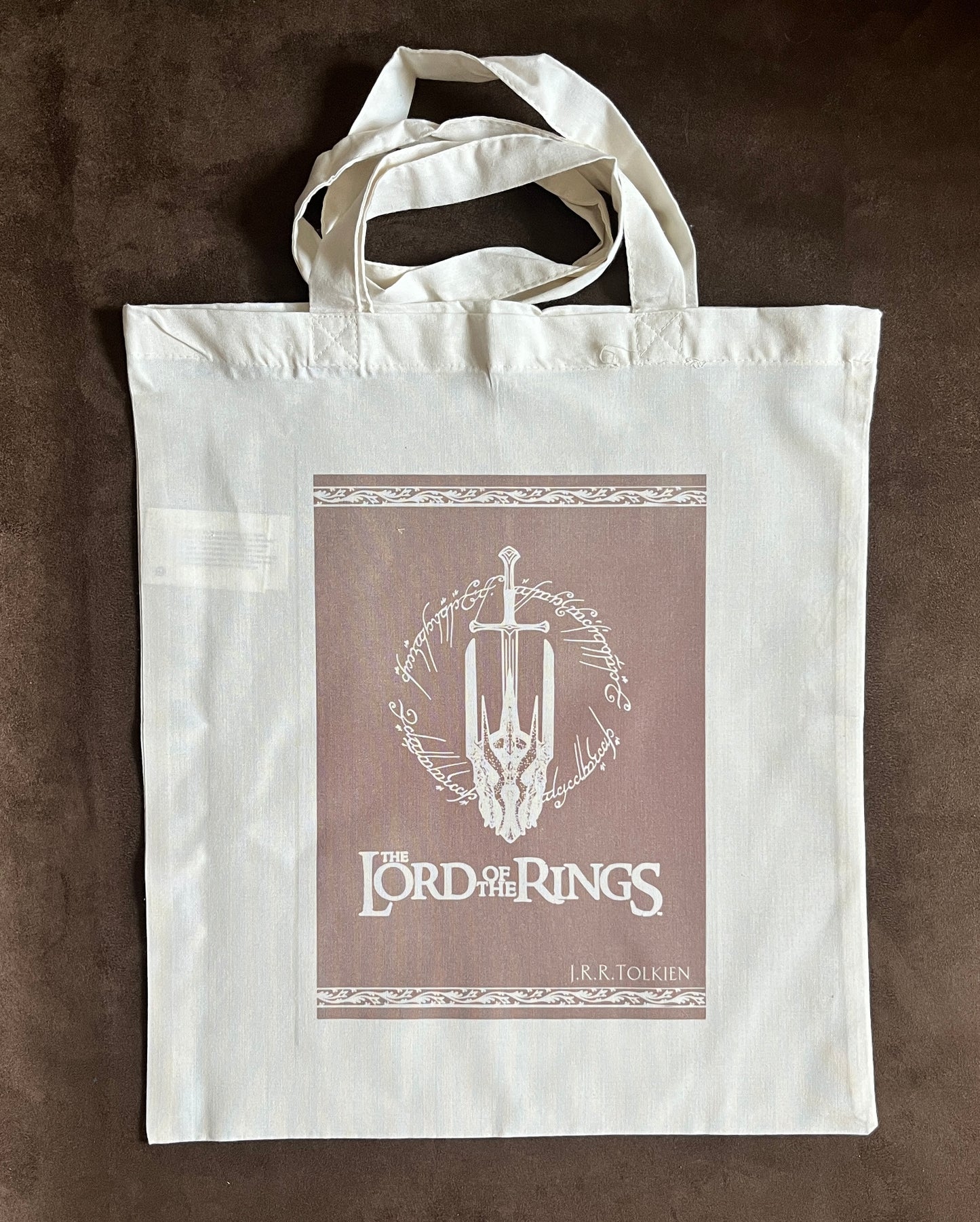 Totebag couverture de livre « Seigneur des anneaux »
