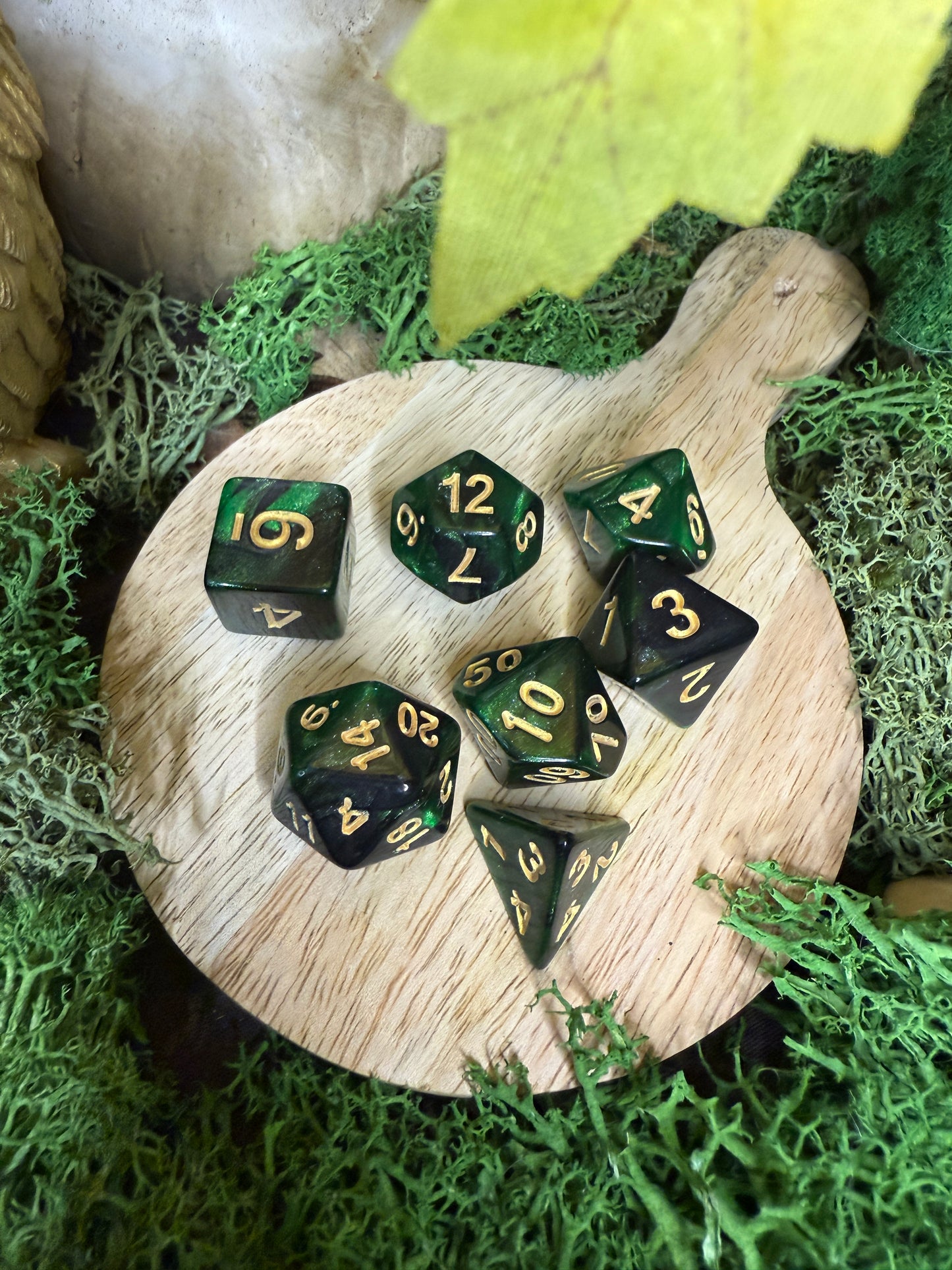 Set de dés bicolore