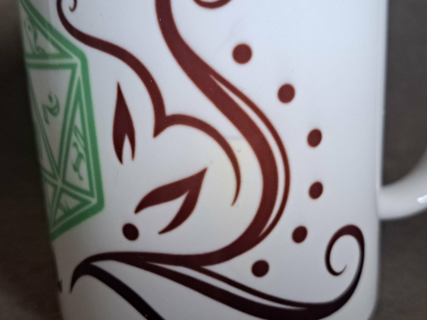 Mug D20 motif DÉFAUT