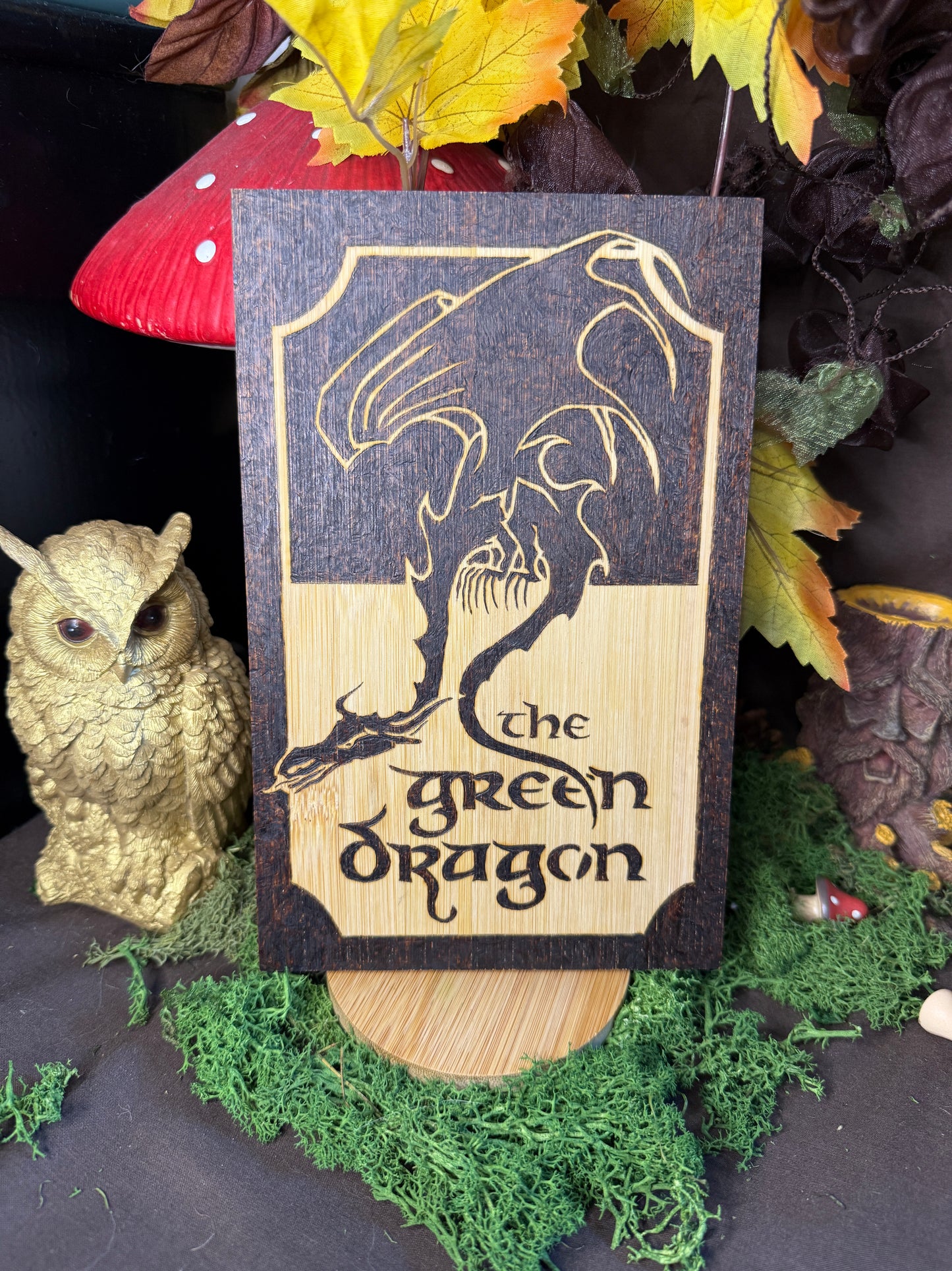 Planche du Dragon vert