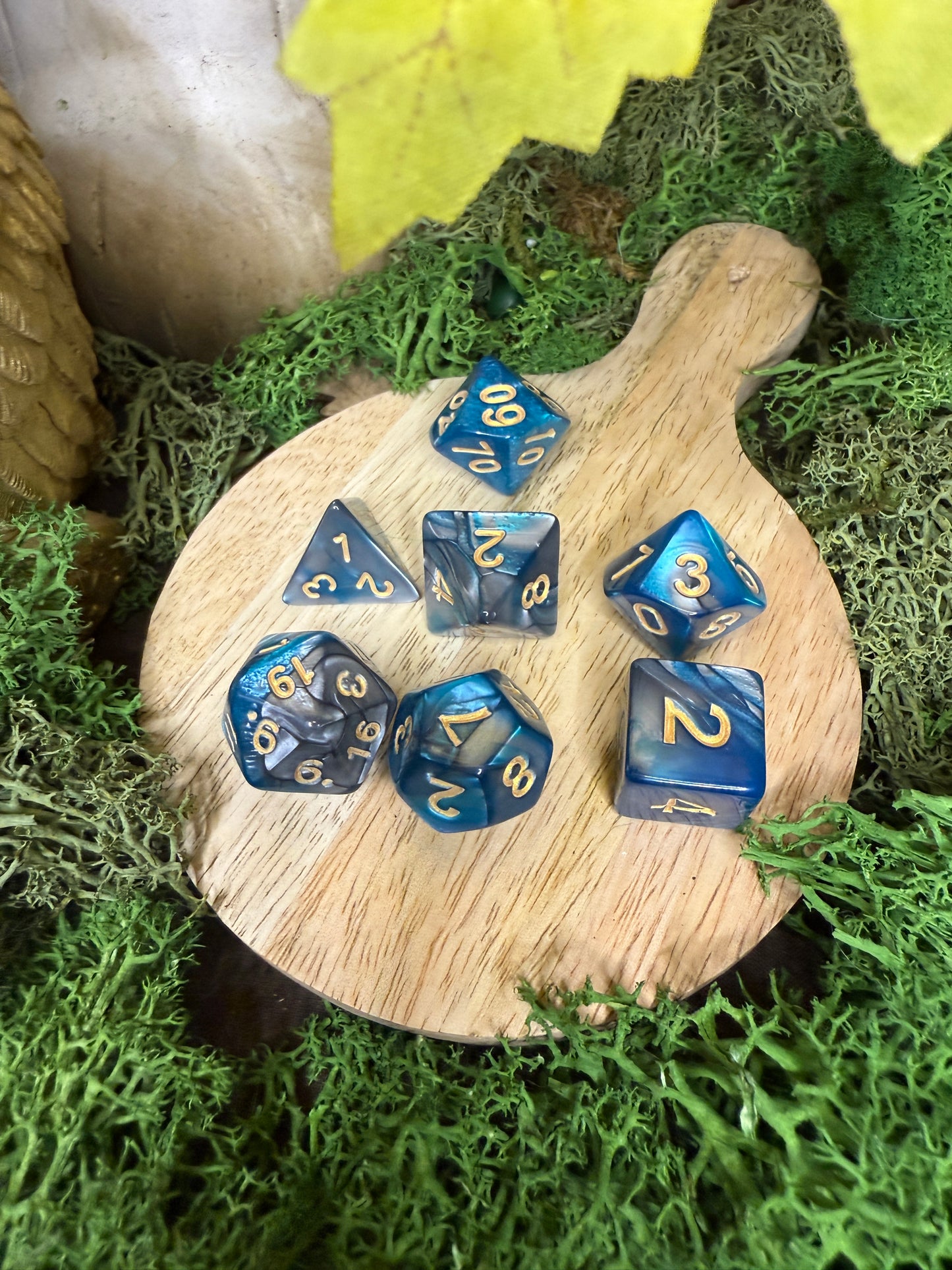 Set de dés bicolore