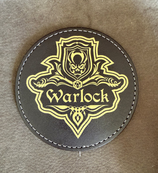 Sous verres en similicuir Classe de JDR
