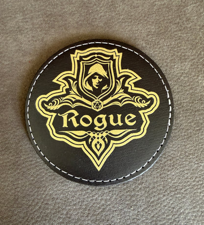 Sous verres en similicuir Classe de JDR