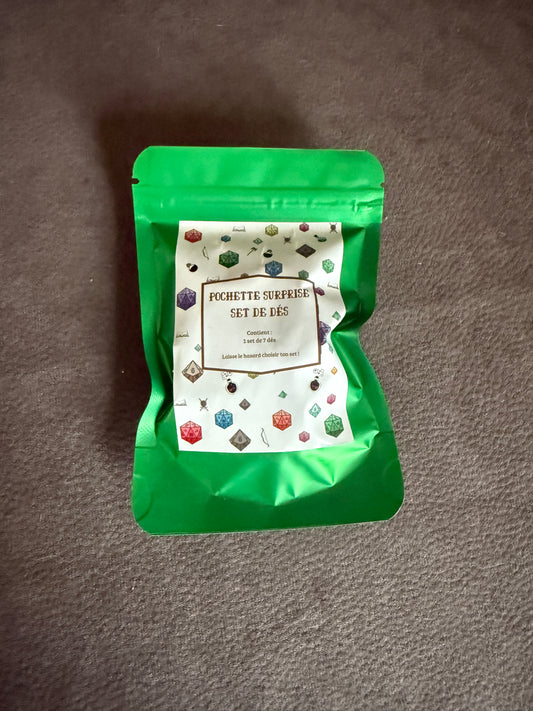 Set de dés JDR SURPRISE