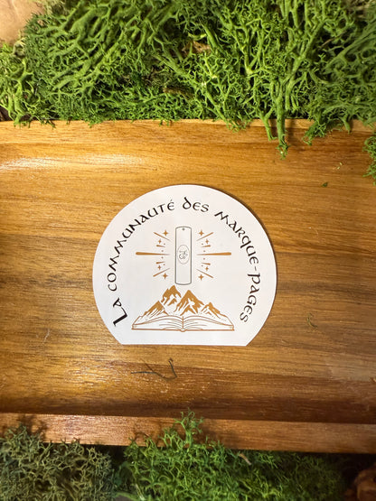 Stickers « la communauté des marques pages » - Fausthea