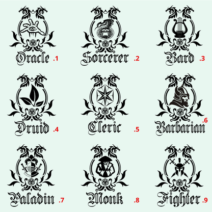 T-shirt classe de JDR