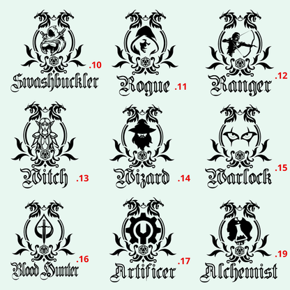 T-shirt classe de JDR