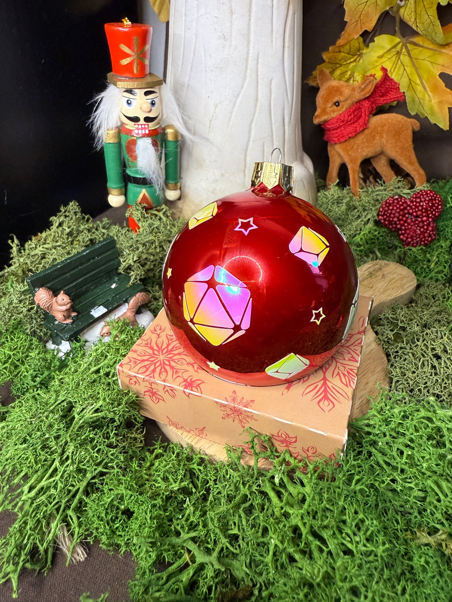 Boule de Noël « dés de JDR »