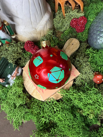 Boule de Noël « dés de JDR »