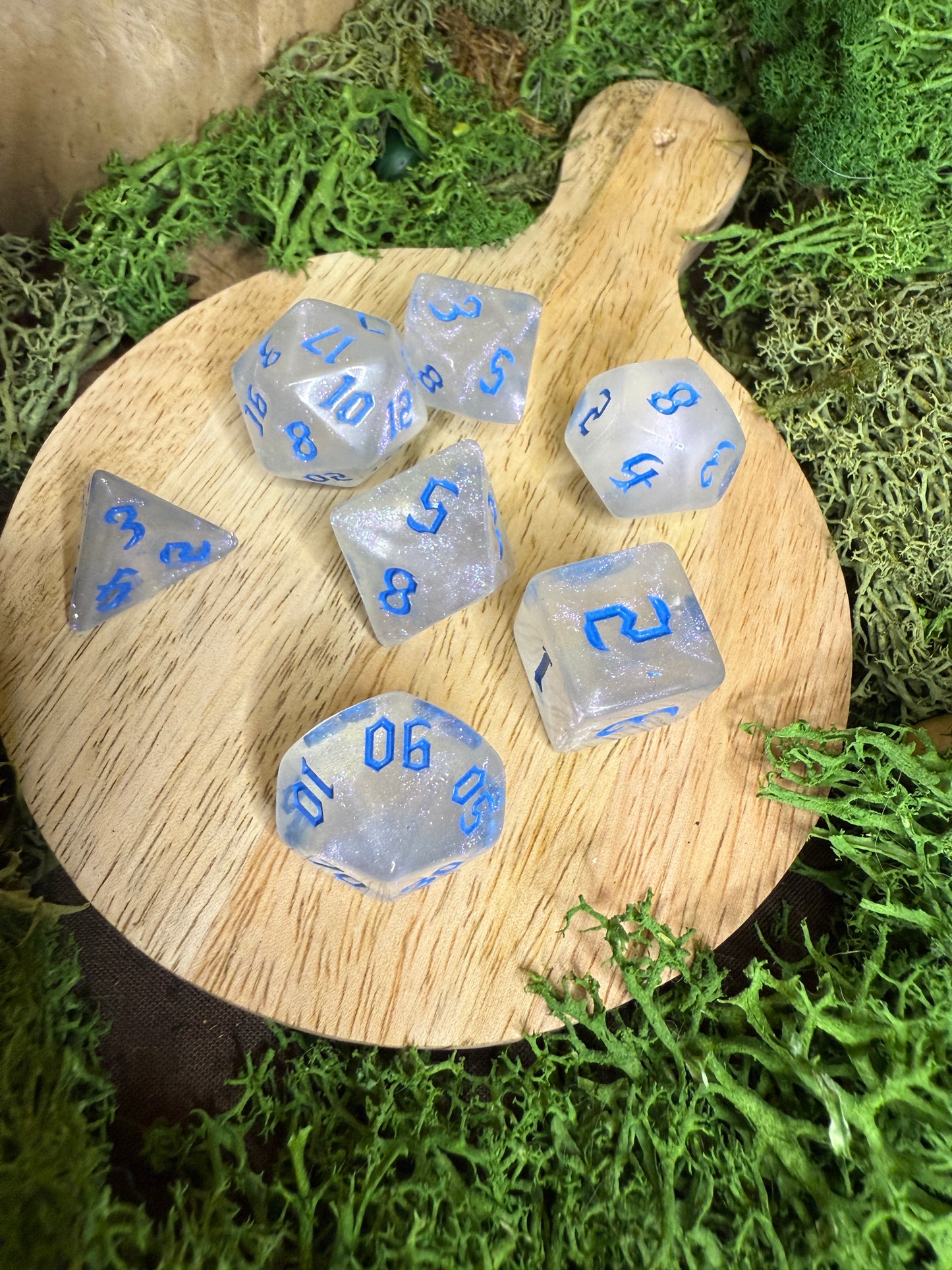 Set de dés brillants