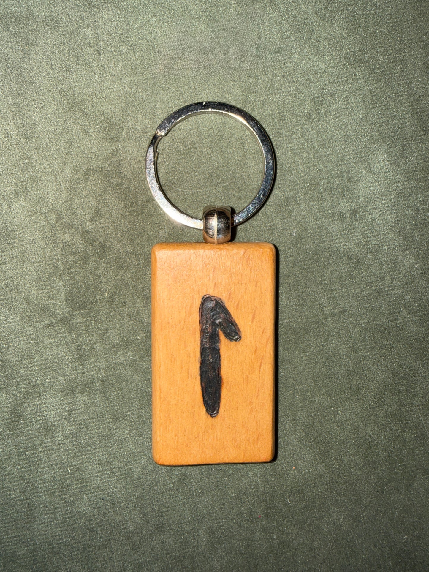 Porte-clés Runes Futhark - Pyrogravés