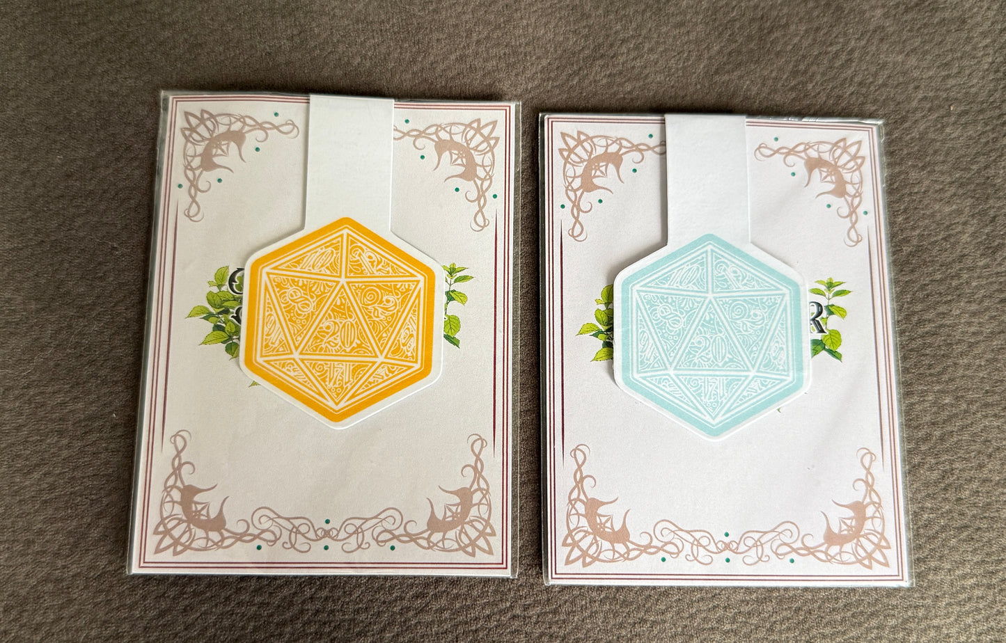 Marque pages magnétiques D20