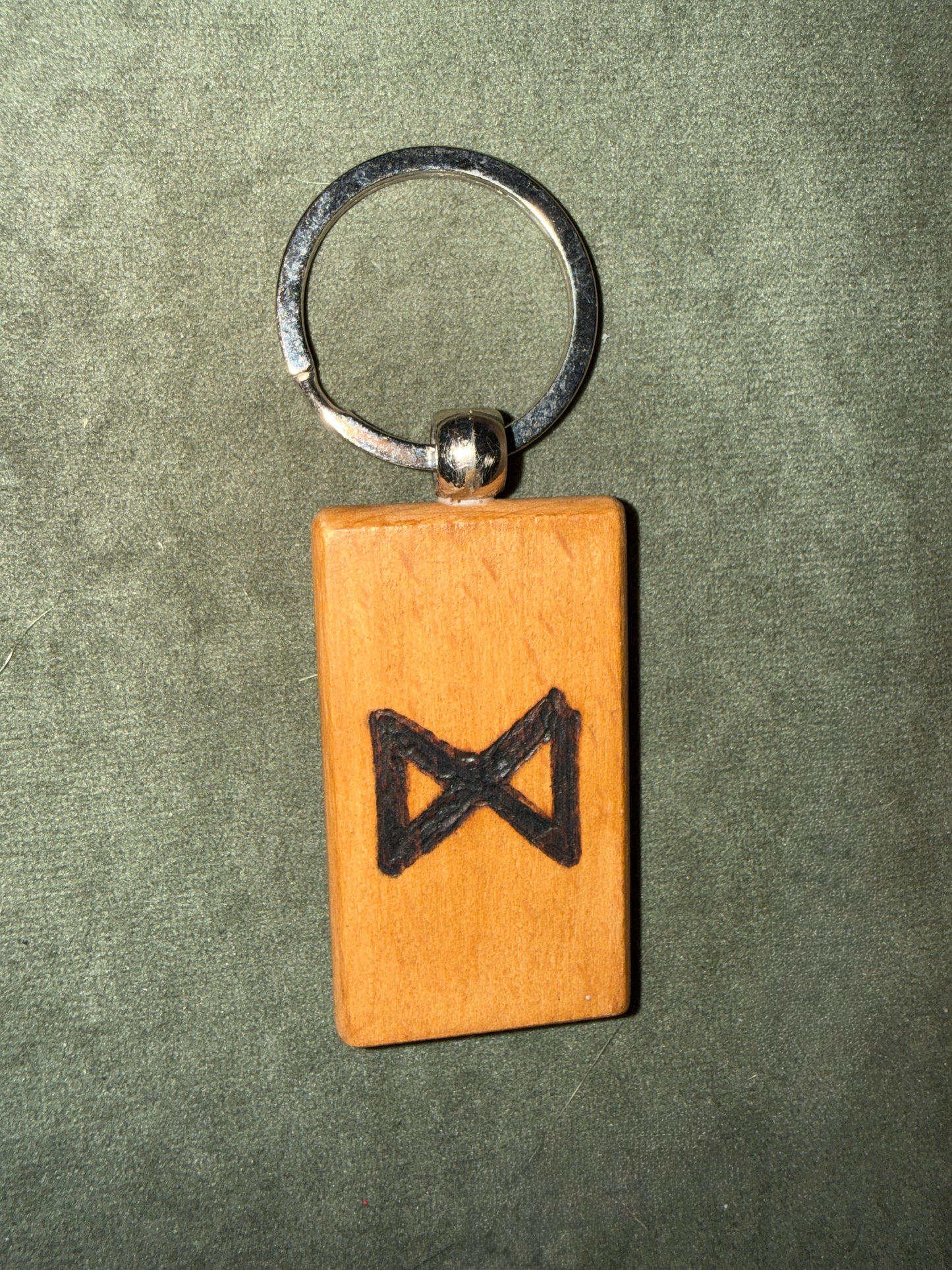 Porte-clés Runes Futhark - Pyrogravés