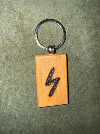 Porte-clés Runes Futhark - Pyrogravés