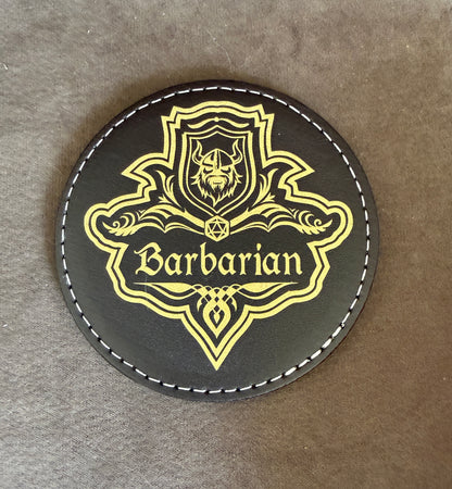 Sous verres en similicuir Classe de JDR