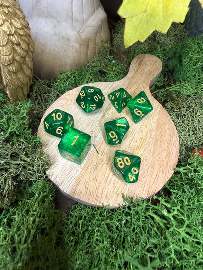 Set de dés brillants