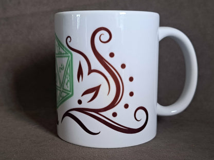 Mug D20 motif DÉFAUT