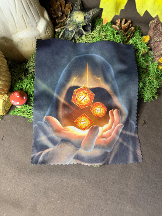 Essuie lunettes « le maître du jeu » - Siyhana illustratrice