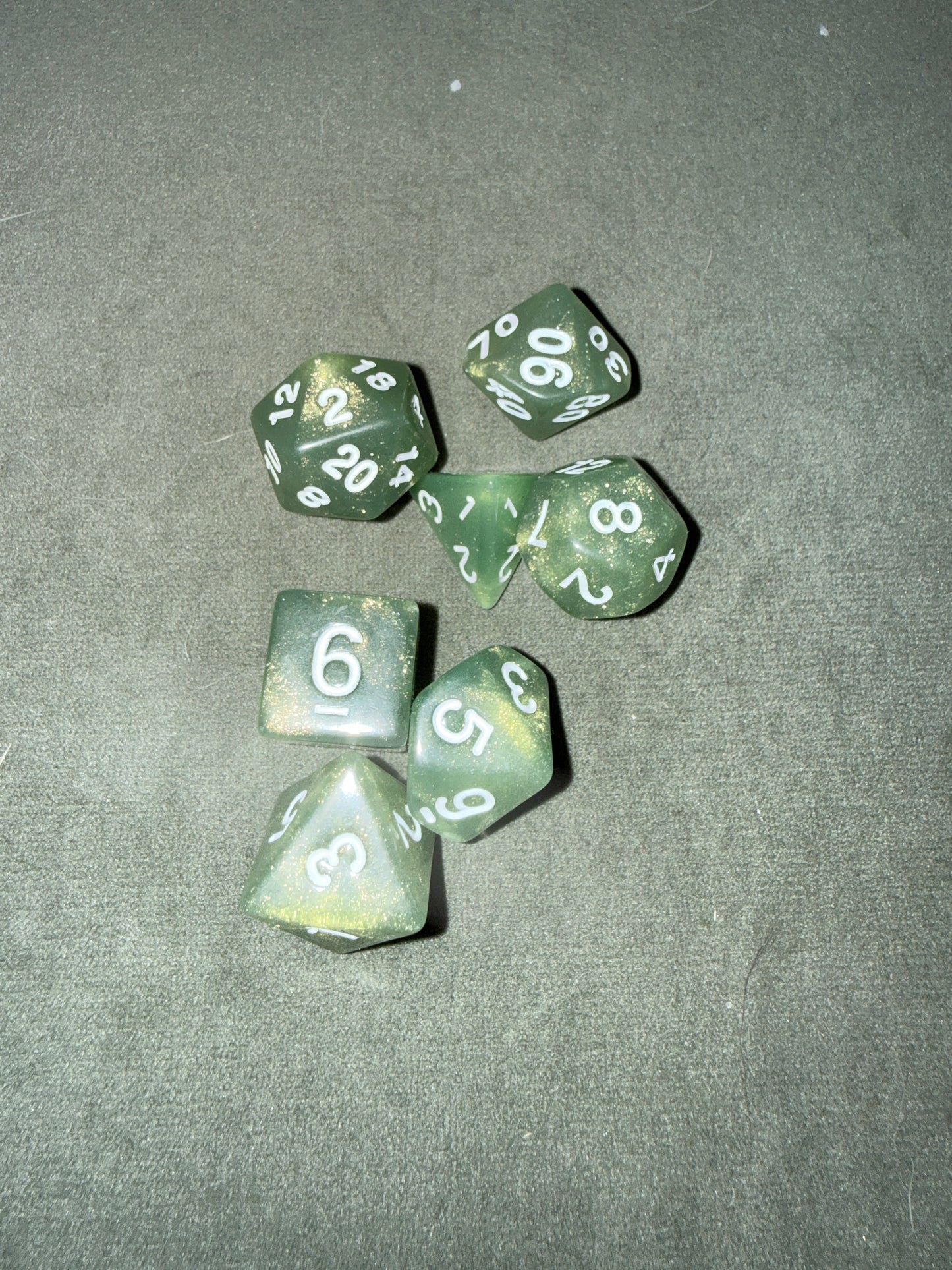 Sets de dés de JDR - Vert