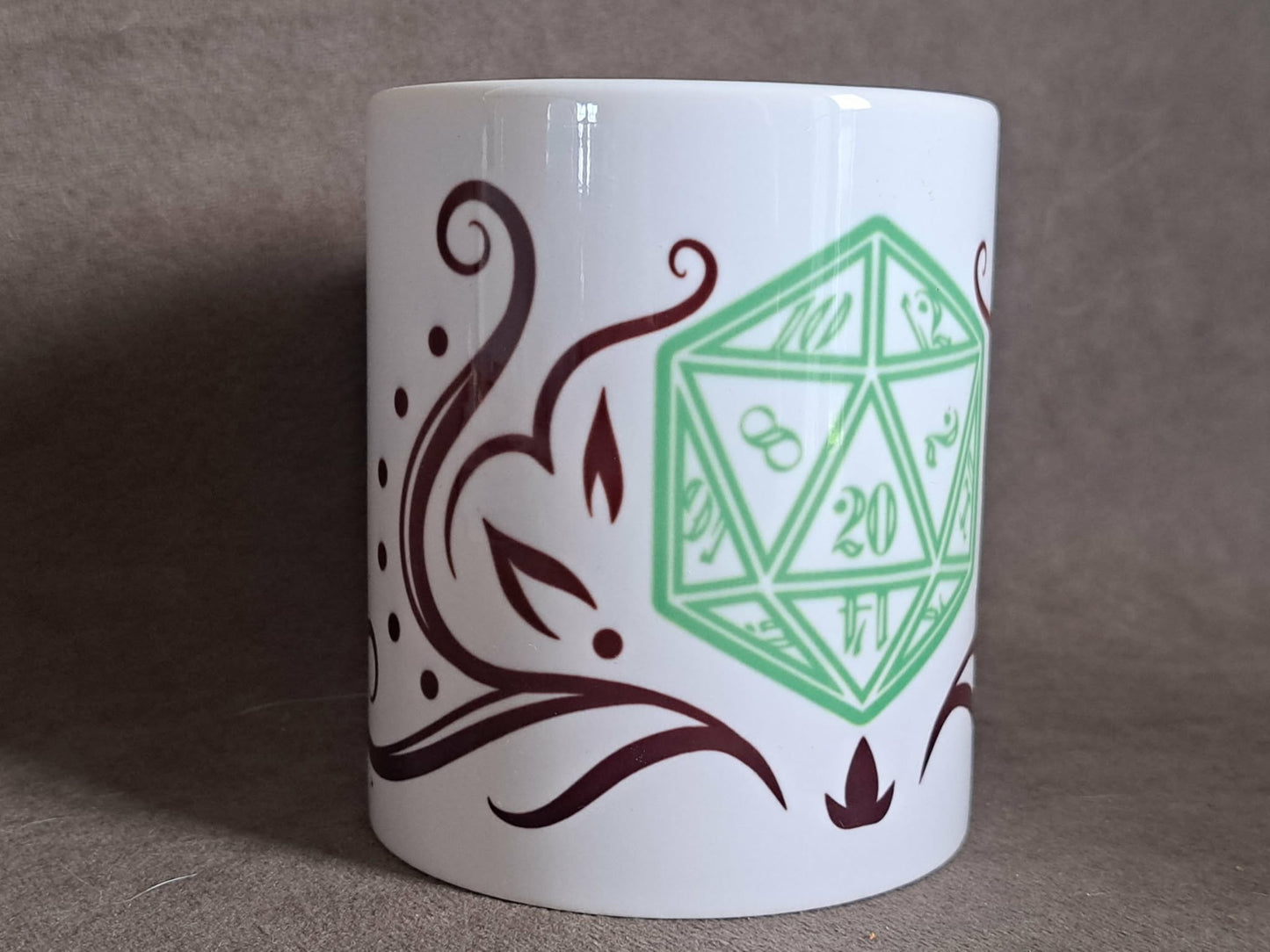 Mug D20 motif DÉFAUT