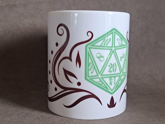 Mug D20 motif DÉFAUT
