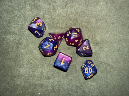 Set de dés de JDR - Violet