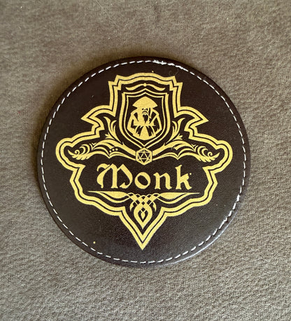 Sous verres en similicuir Classe de JDR