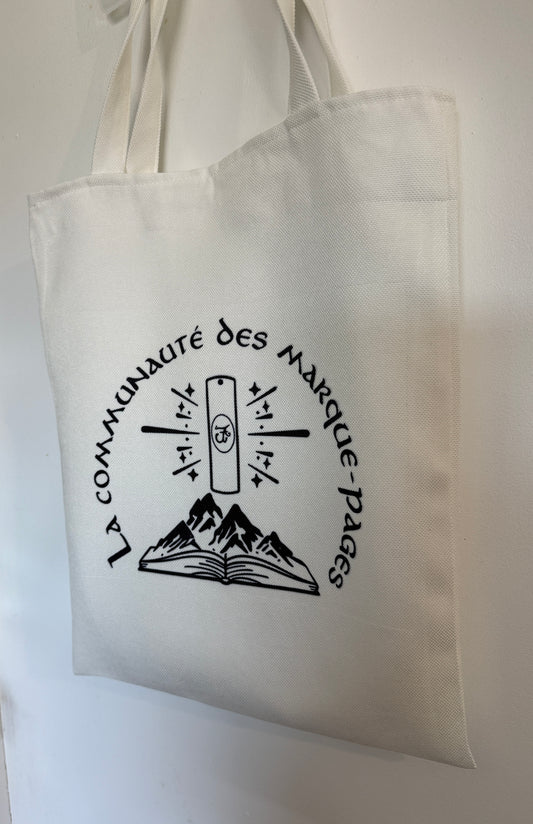 Totebag « La communauté des marques pages » - Fausthea