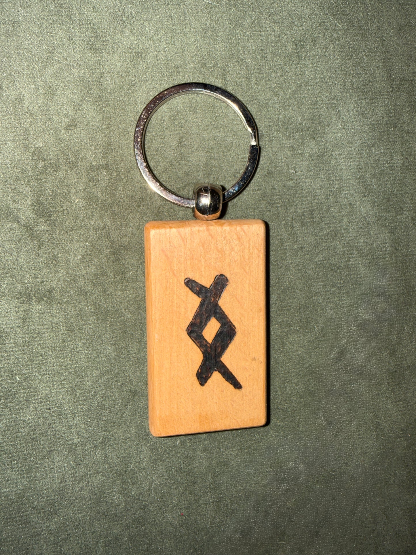 Porte-clés Runes Futhark - Pyrogravés