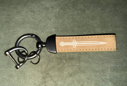 Porte-clés daim épée