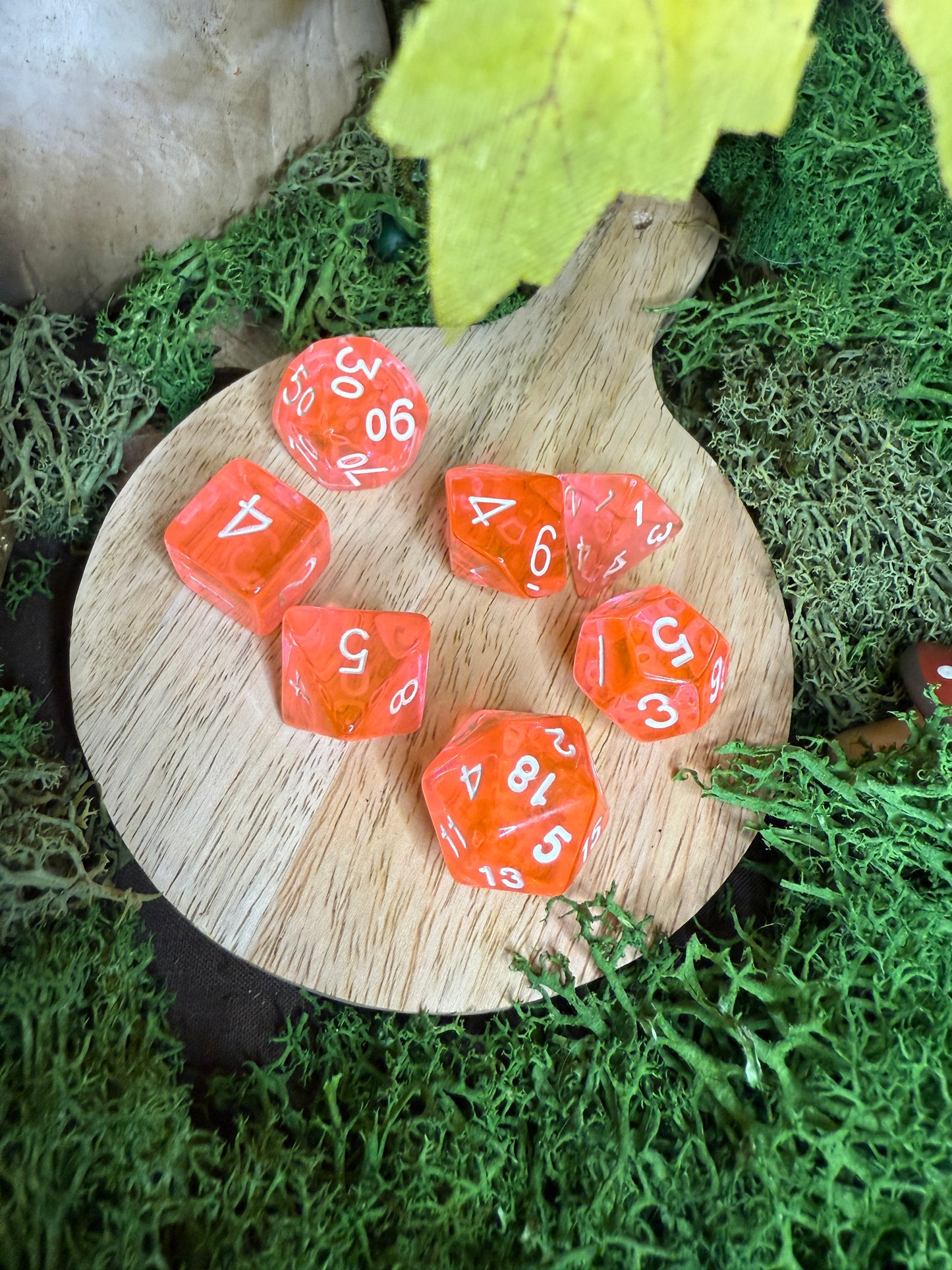 Set de dés transparent