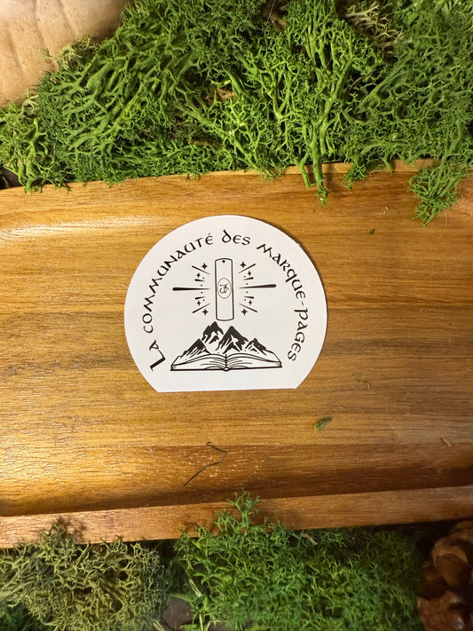 Stickers « la communauté des marques pages » - Fausthea