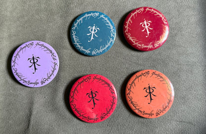 Badge TOLKIEN couleur Mystère - DÉFAUT
