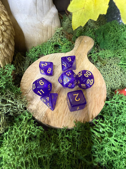 Set de dés brillants