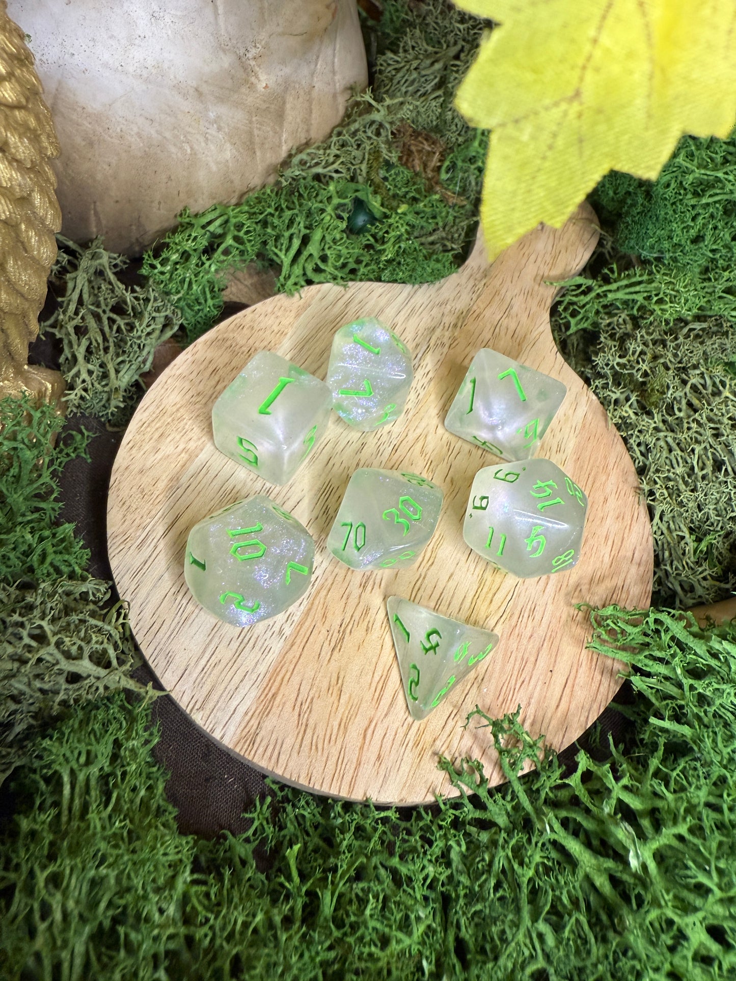 Set de dés brillants